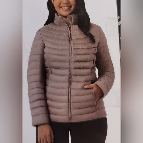 NWT 32 DEGREES LADIES TAN TAUPE. ISH. DOWN COAT PUFFET SIZE SMALL - Picture 15 of 15